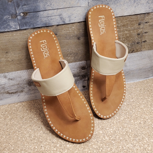 Flojos Flip Flop Sandals Like NEW! 9W - Picture 2 of 6